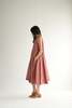 Album di Famiglia Pleated Sleeveless Dress - Coral - Thumbnail 4