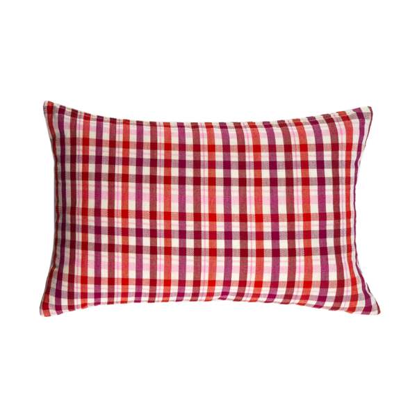 Archive New York Noel Plaid Lumbar Pillow