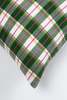 Archive New York San Andres Gingham Green Square Pillow - Thumbnail 2