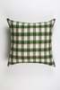 Archive New York San Andres Gingham Green Square Pillow - Thumbnail 3