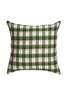 Archive New York San Andres Gingham Green Square Pillow - Thumbnail 5