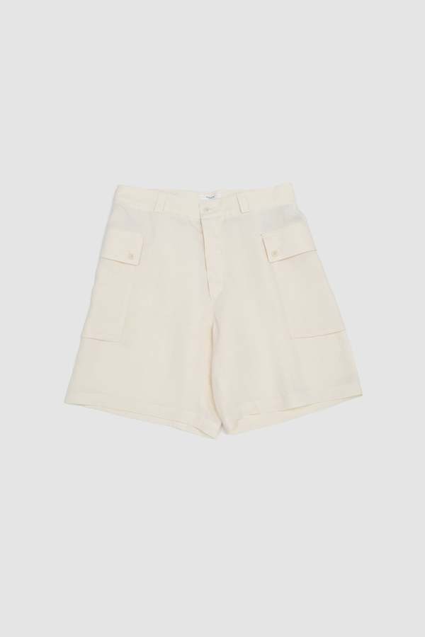 Cellar Door Achille Shorts - Bianco Latte Cellar Door Achille Shorts - Bianco Latte