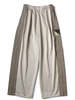 Kapital Smooth Jersey Stantman & Woman Baggy Track Pants - Beige - Thumbnail 1
