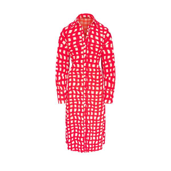 chinese dress ladies Gingham Halter Neck Open Back Maxi Dress main image 0