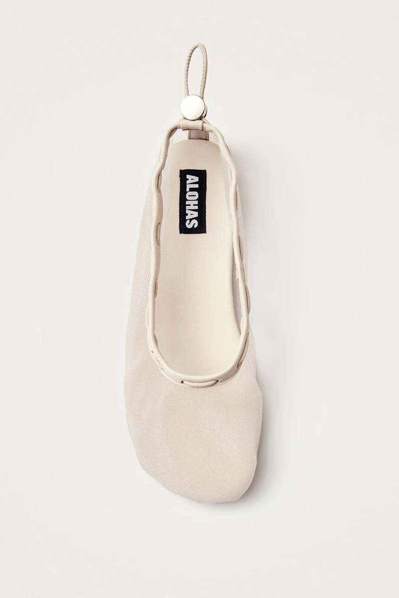 フラットシューズ ALOHAS SS25 Ballerinas (S100750 04) ALOHAS アロハス Sway スウェイ 紐付き スクエアトゥ バレエ