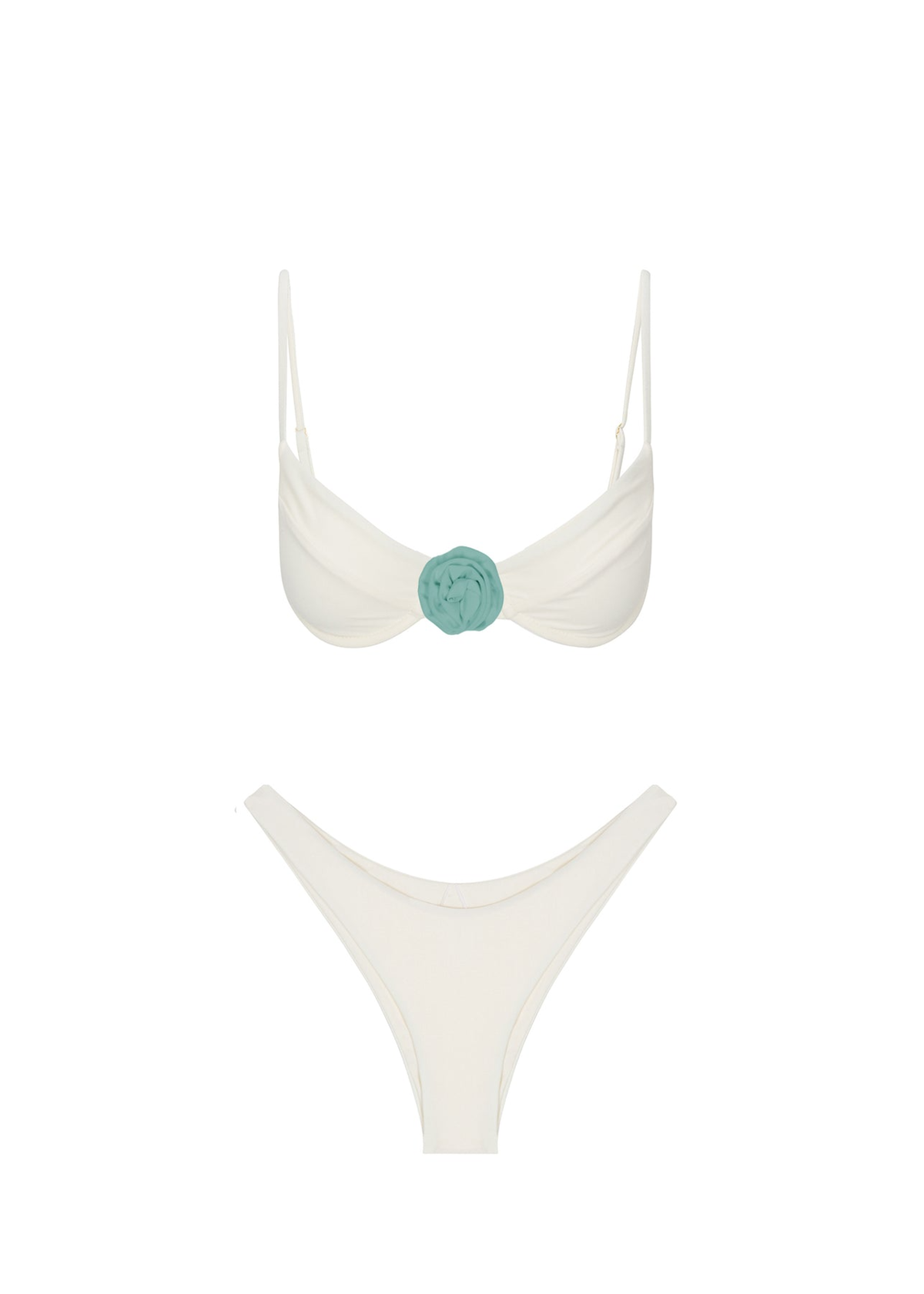 Leelanau Baben Thalia Bikini Bottom - White | Garmentory