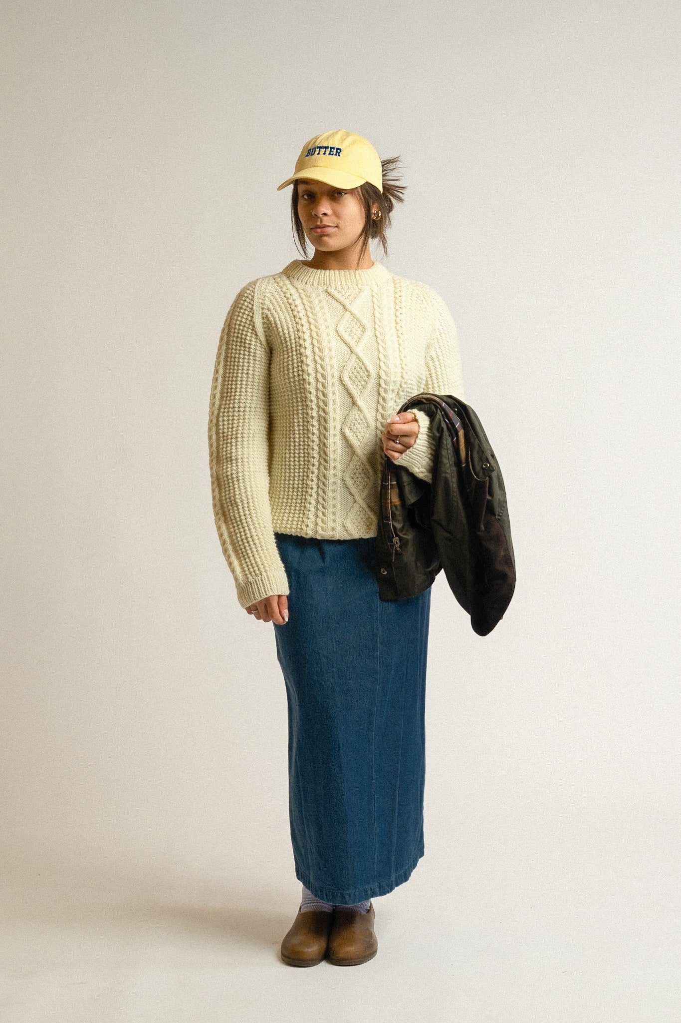 The Coastal Cream Knit Sweater