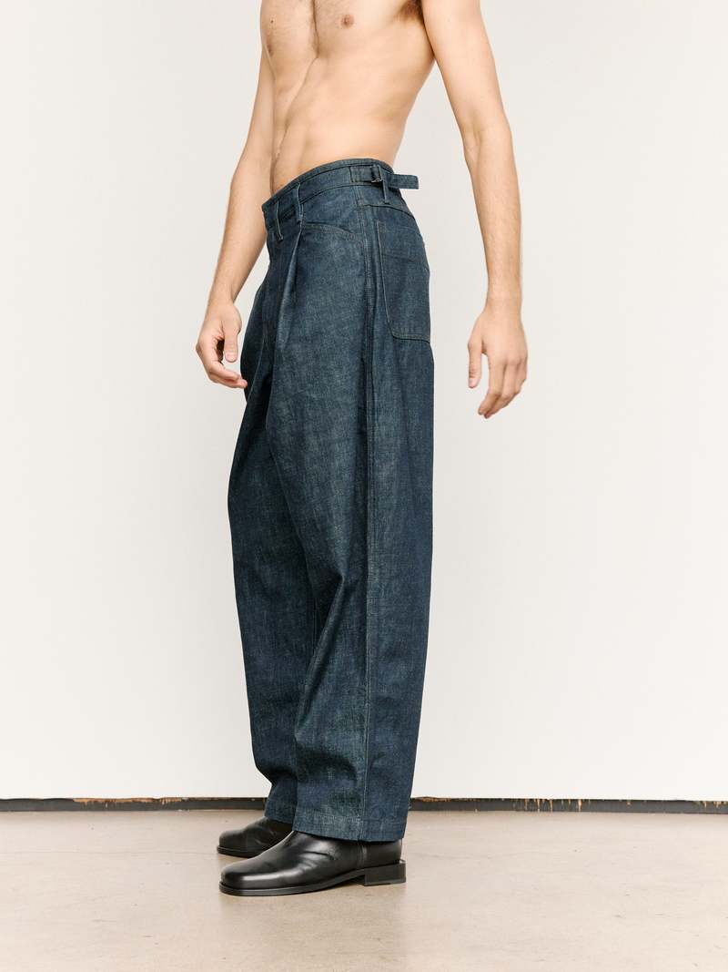 【関税込み】LEMAIRE Jeans Men's Seamless Cotton Denim Jeans – La Garçonne