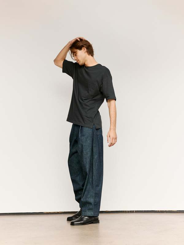 Lemaire Boxy Shortsleeve T-Shirt - Jet Black | Garmentory