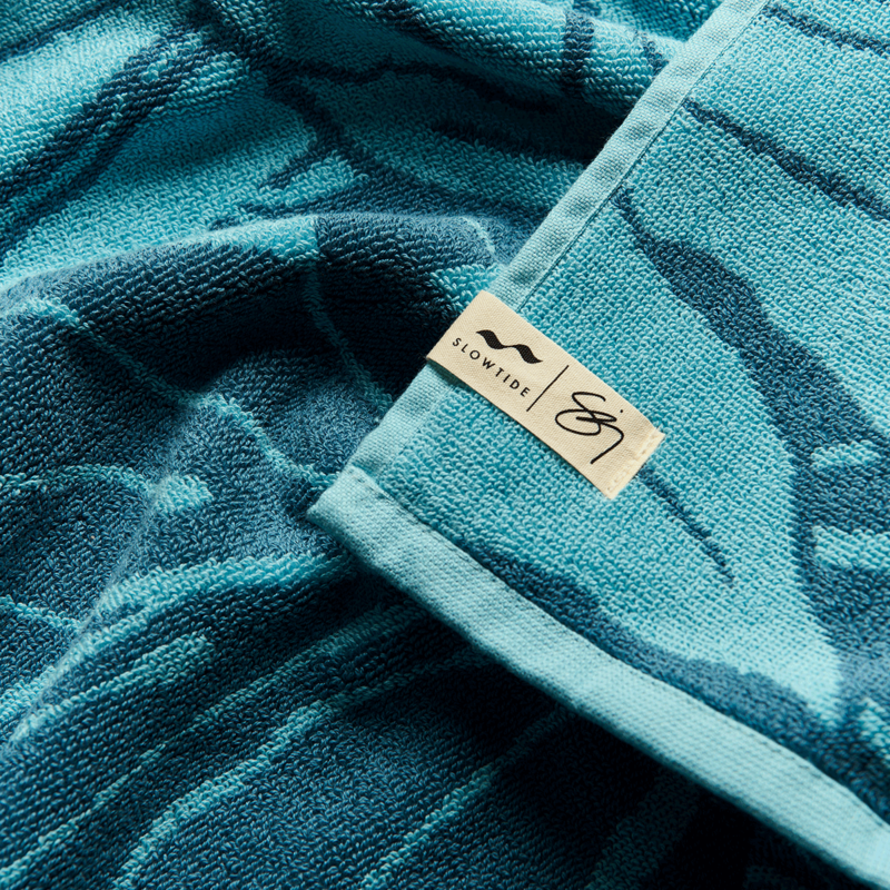Slowtide Ulu Bath Towel - Lagoon Slowtide Ulu Bath Towel - Lagoon