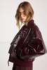 SALASAI Juliet Bomber - Plum - Thumbnail 3
