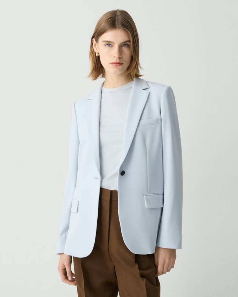 新品未使用theoryセオリー　CRISP POLY/STAPLE BLAZER TheoryセオリーCrisp Poly Staple Blazer B23ss