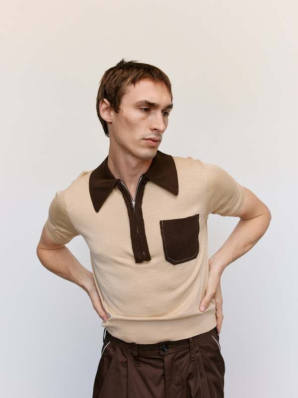 Camiel Fortgens Sand & Brown 70S Polo | Garmentory