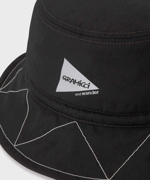 Gramicci x And Wander Zigzag Stitch Hat - Black | Garmentory