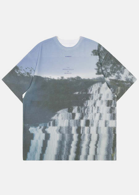 ADER ERROR Off White Blue Net T-Shirt - Off White | Garmentory