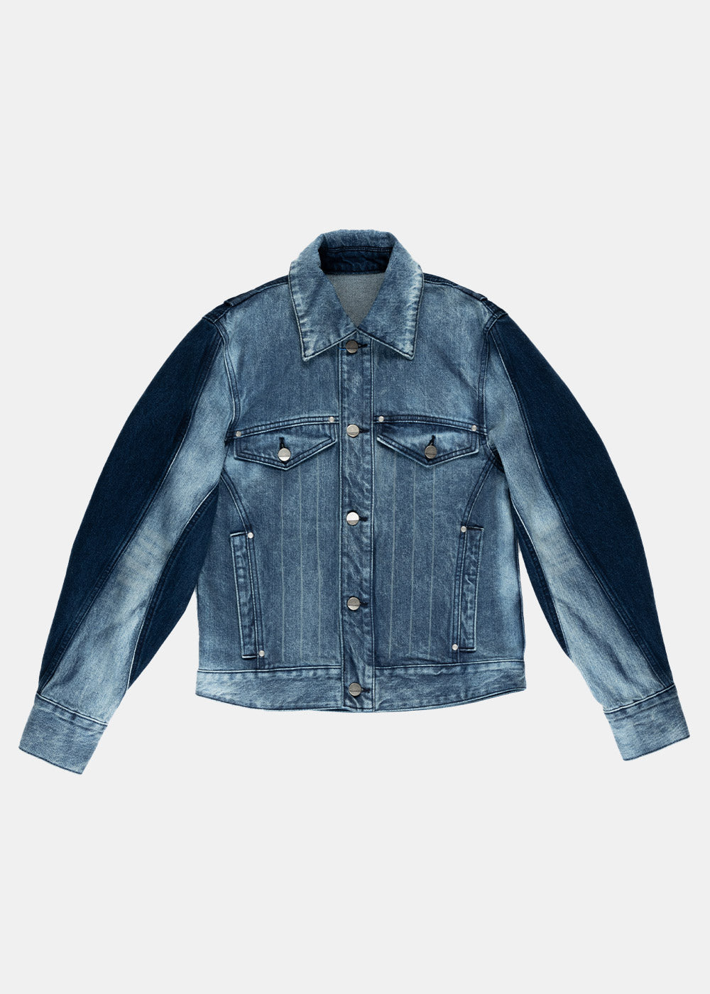ADER ERROR Blue Regular Fit Trucker Denim Jacket | Garmentory