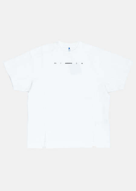 【ADERERROR】 ★ Blue net T-shirt Product. 51 ★ Off White ADER ERROR Off White Blue Net T-Shirt - Off White | Garmentory