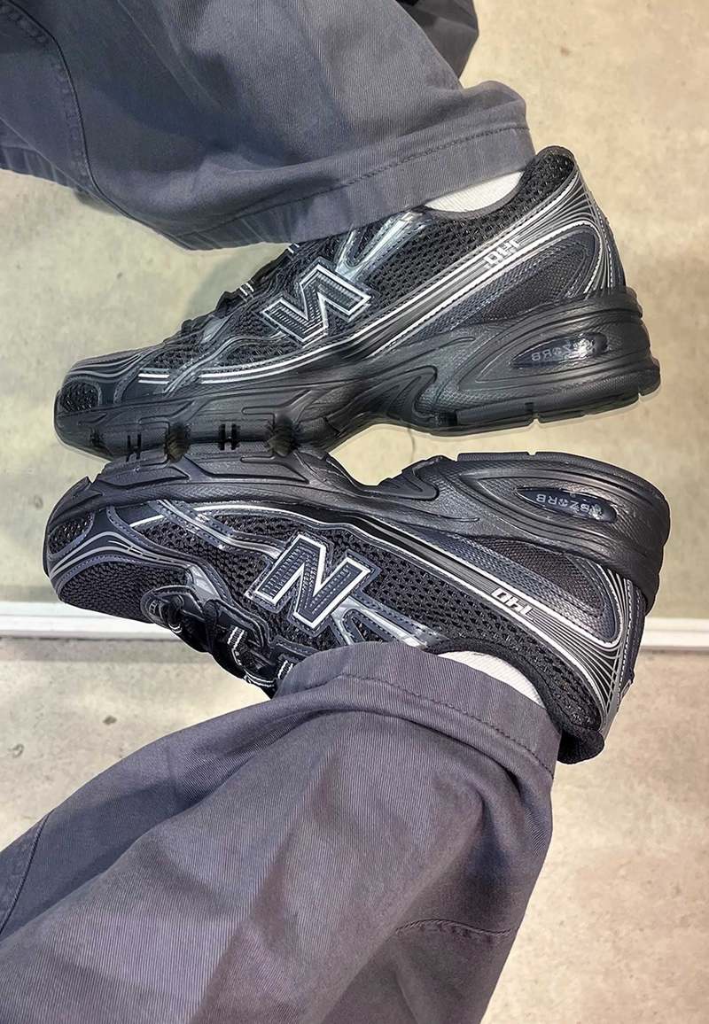 New Balance 740 Shoes - Black/Silver | Garmentory