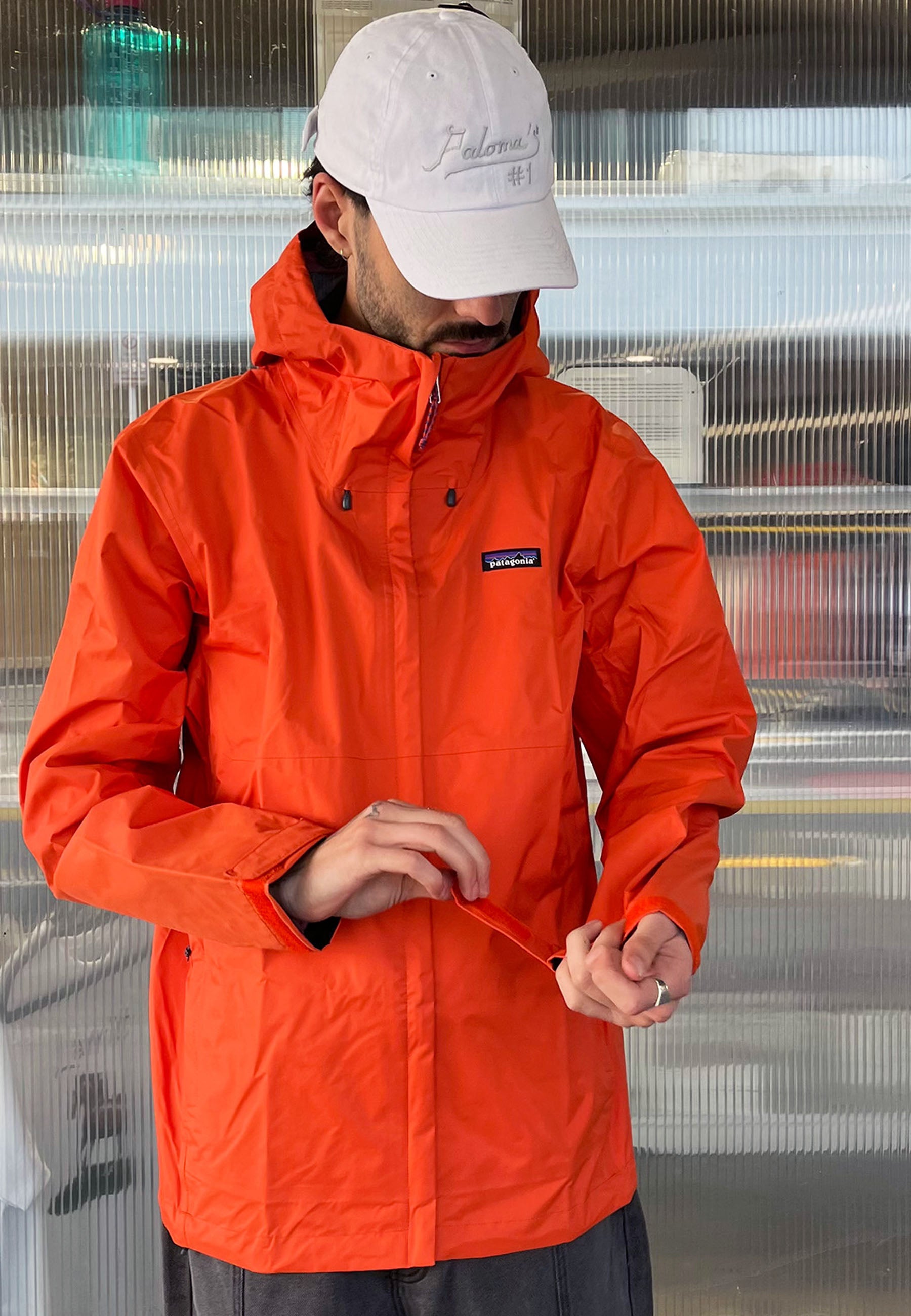 patagonia フーディニジャケット M Pollinator Orange Patagonia Men's Houdini Jacket - Pollinator Orange
