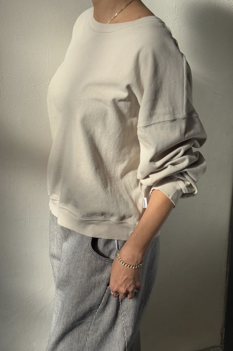Le Bon Shoppe Cali Jersey Sweatshirt - Rice Le Bon Shoppe Cali Jersey Sweatshirt - Rice