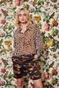 Lindsay Nicholas New York Silk Poet Blouse - Leopard - Thumbnail 3