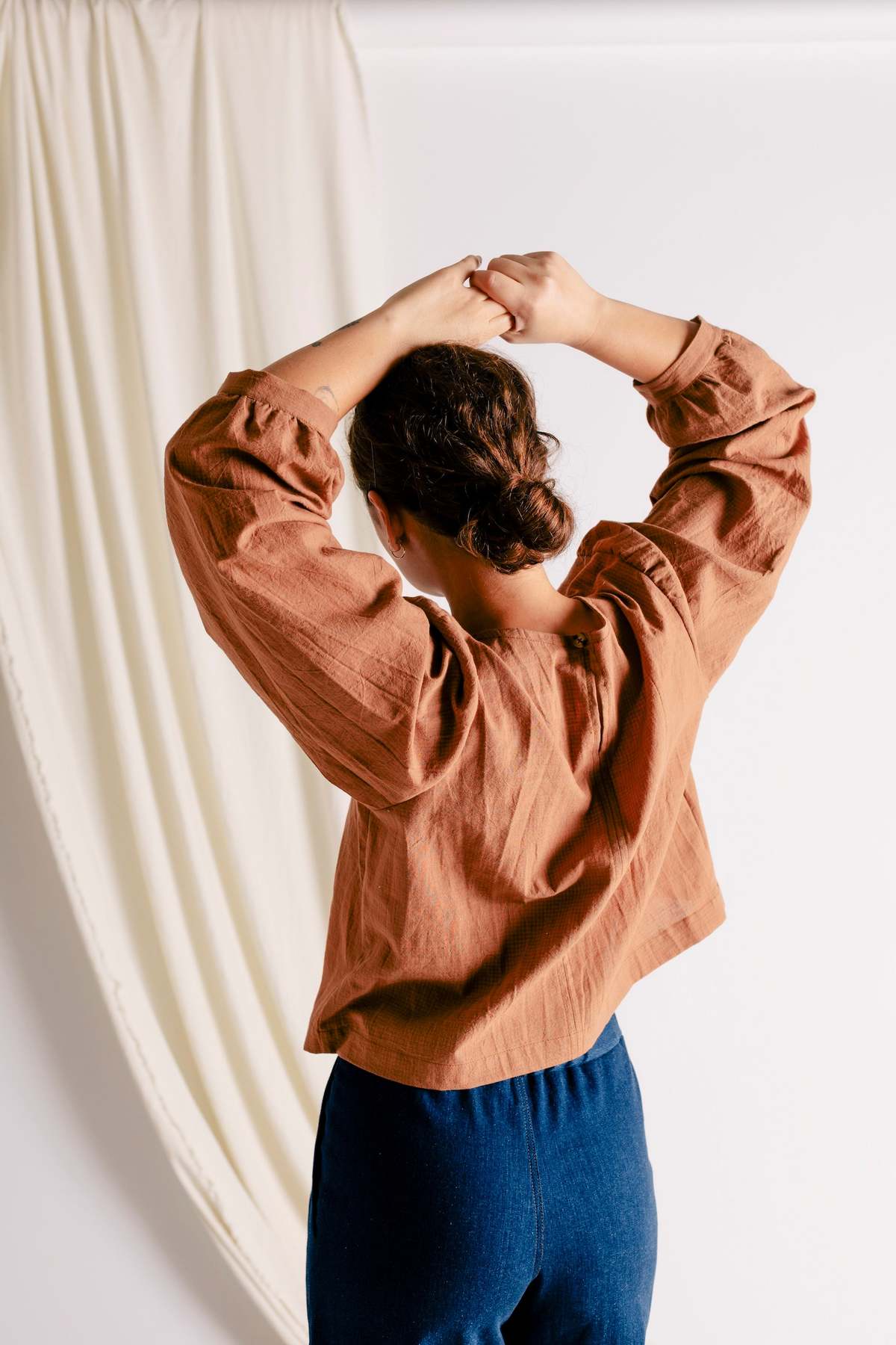 Pamut Apparel USA Lucie Handwoven Cotton Top - Image 4 of 7