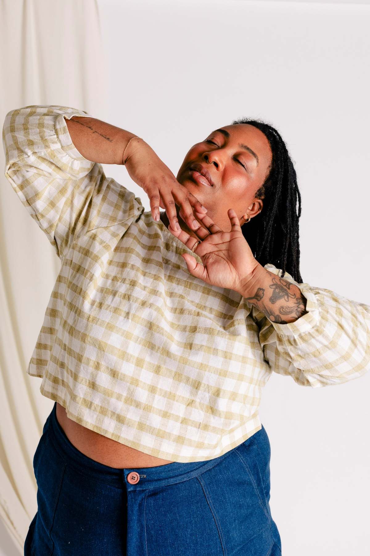 Pamut Apparel USA Lucie Handwoven Cotton Top - Image 6 of 7