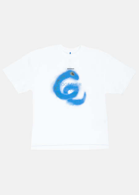 【ADERERROR】 ★ Blue net T-shirt Product. 51 ★ Off White ADER ERROR Off White Blue Net T-Shirt - Off White | Garmentory