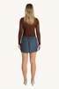 Find Me Now Mesh Long Sleeve Top - Chocolate Checkered - Thumbnail 8