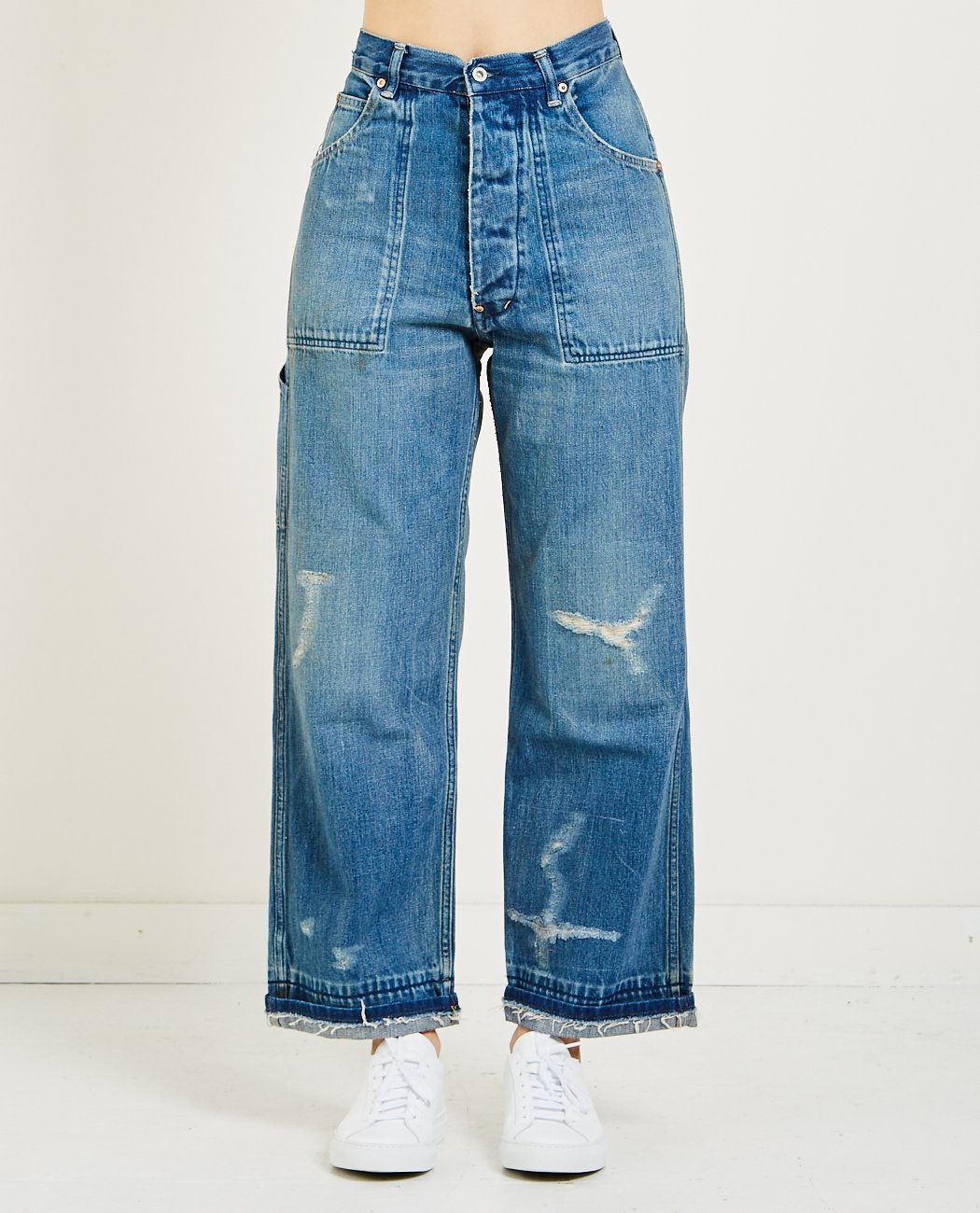 Chimala DENIM PAINTER PANT - MEDIUM VINTAGE WASH | Garmentory