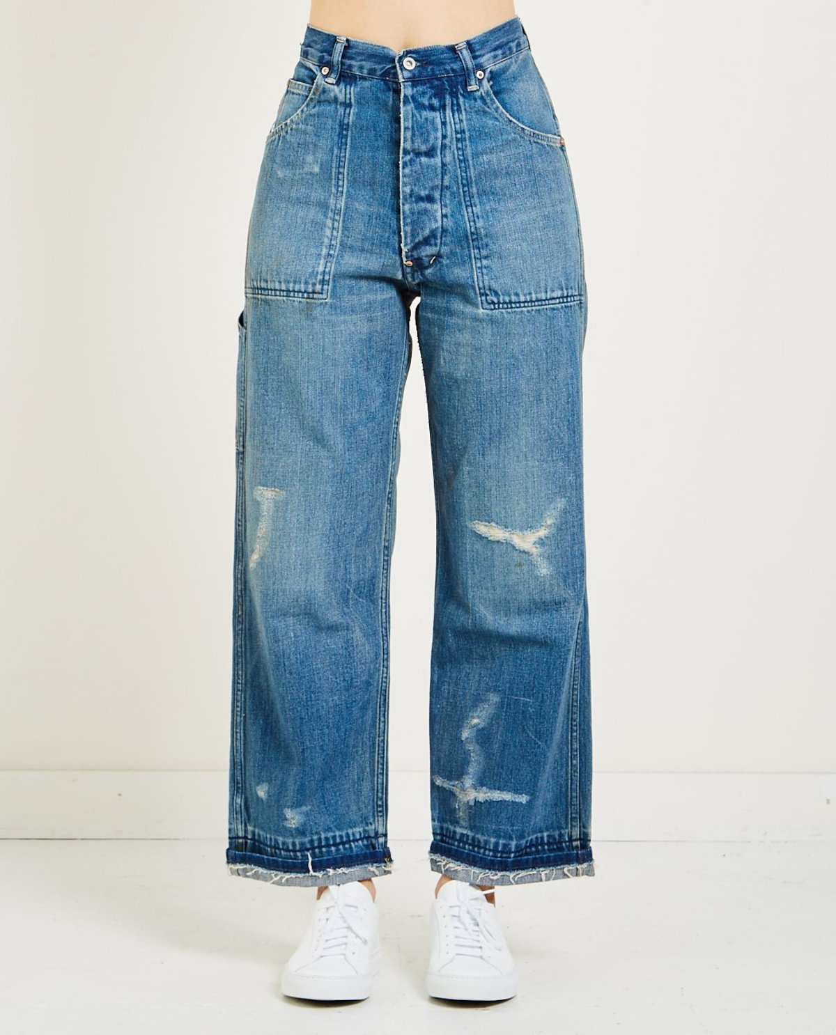 Chimala DENIM PAINTER PANT - MEDIUM VINTAGE WASH | Garmentory