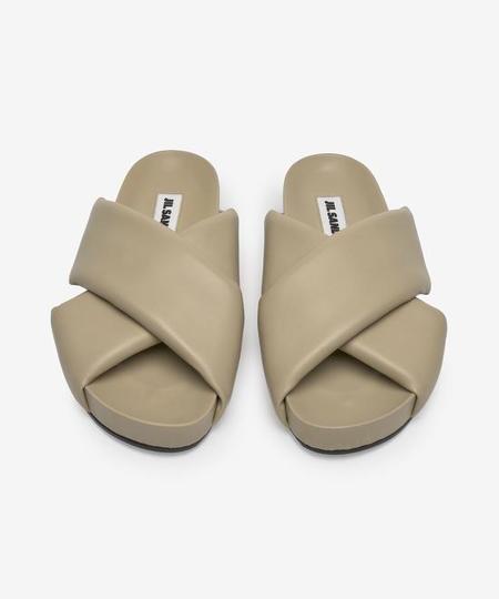 サンダル・ミュール Jil Sander Dark Brown Leather Slippers Jil Sander Leather slippers Jil Sander