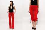Lucille Thièvre Cosi Pants - Red - Thumbnail 4