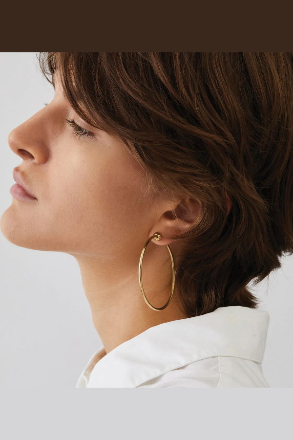 Jenny Bird Icon Hoops - Gold