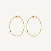 Jenny Bird Icon Hoops - Gold - Thumbnail 2