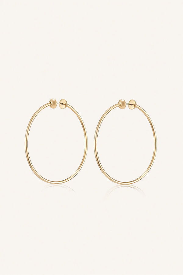 Jenny Bird Icon Hoops - Gold