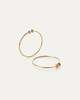 Jenny Bird Icon Hoops - Gold - Thumbnail 4