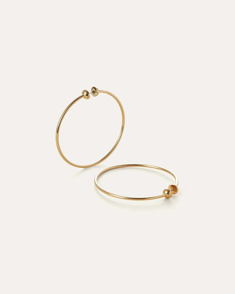 Jenny Bird Icon Hoops - Gold