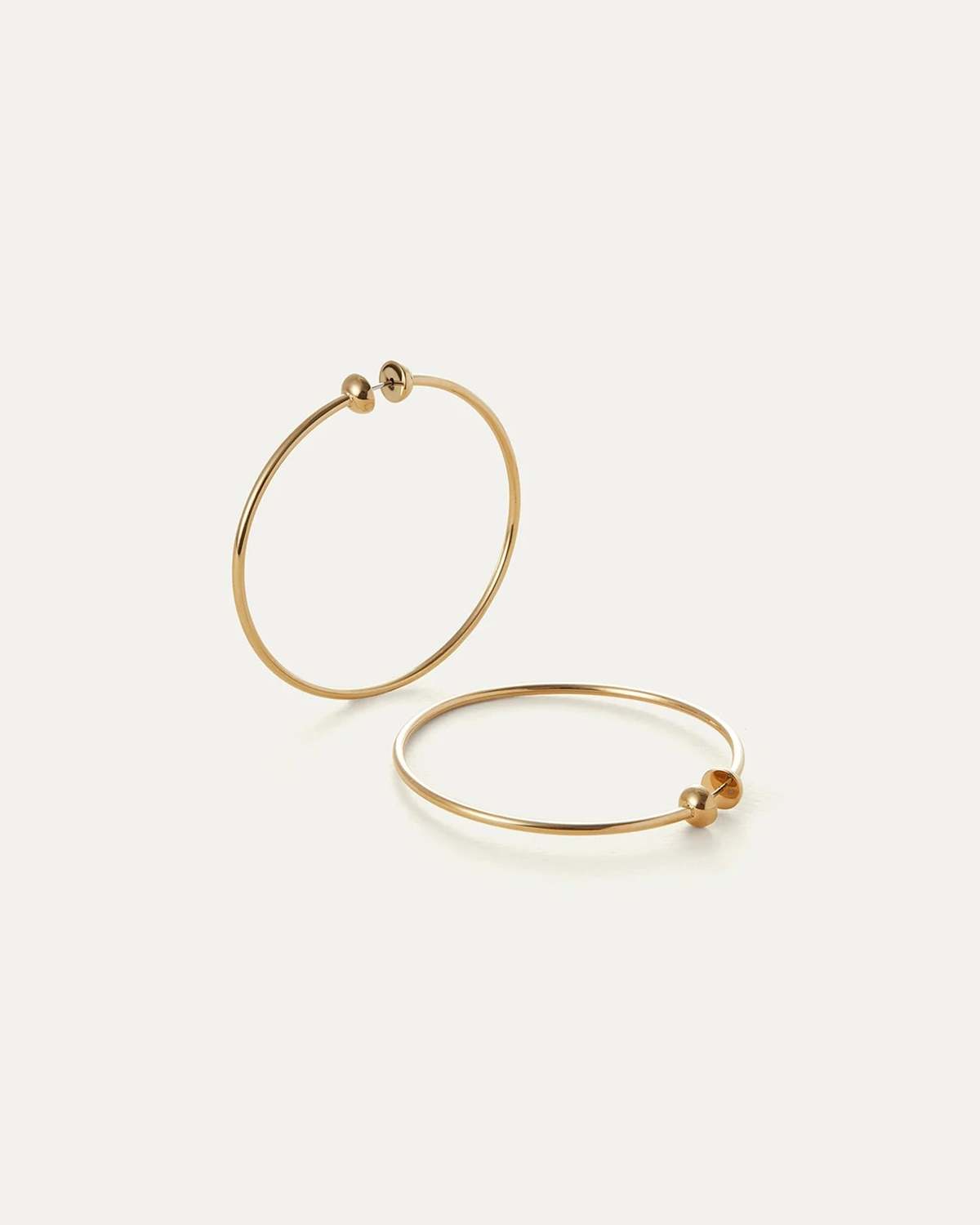 Jenny Bird Icon Hoops - Gold - Image 4 of 5