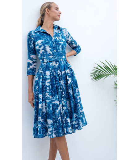 Samantha Sung Audrey Dress #4 - Indigo | Garmentory