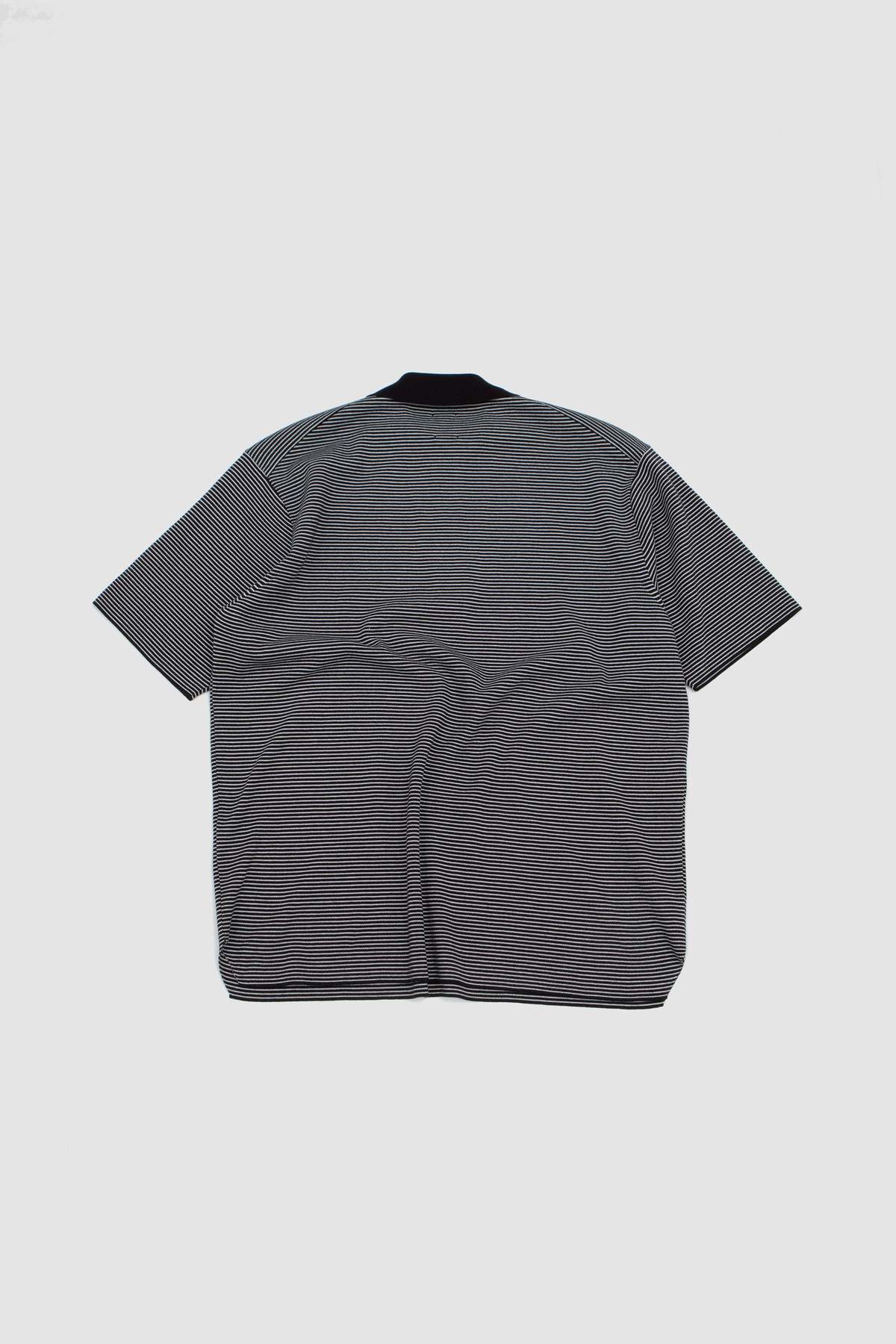 Batoner 32G Smooth Polo (Essential) - Black/ White | Garmentory
