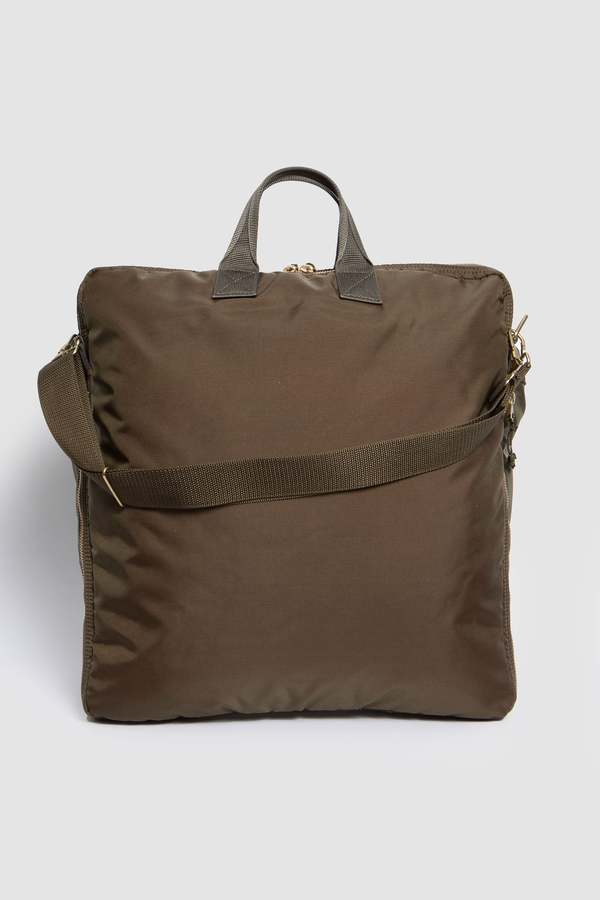 Porter Yoshida Force 2Way Helmet Bag (S) - Olive Drab | Garmentory