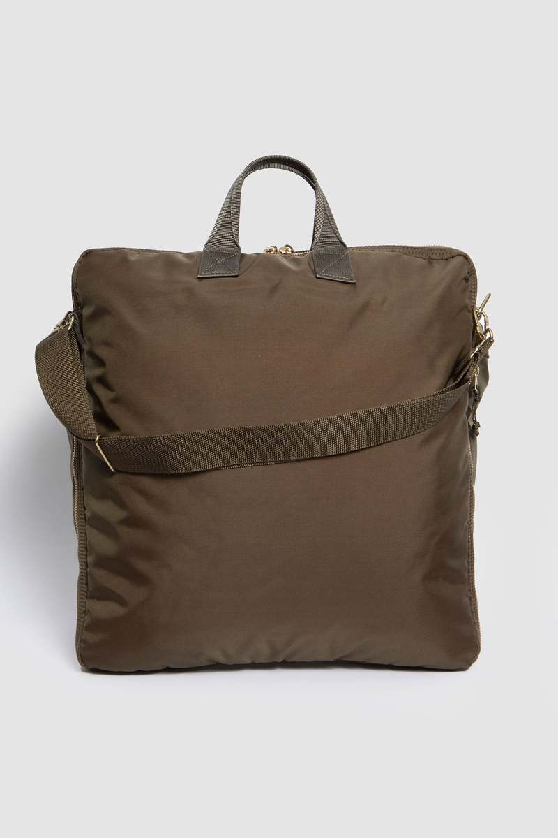 Porter Yoshida Force 2Way Helmet Bag (S) - Olive Drab | Garmentory