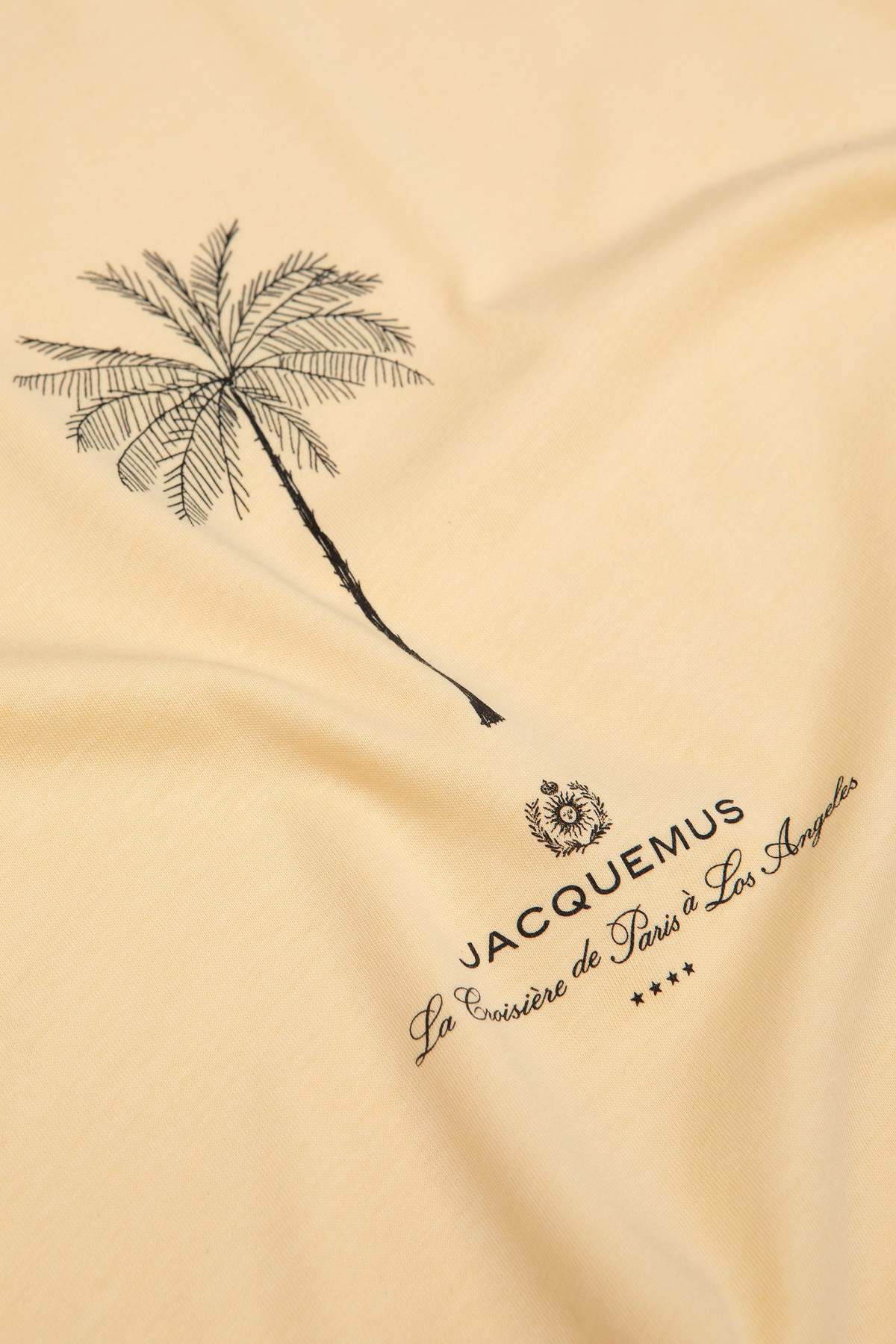 Jacquemus Le T-Shirt Venice Palm Tree - Beige | Garmentory