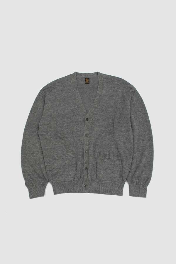 トップス BATONER WAHSED HIGH COUNT LINEN CARDIGAN Batoner Washed High Count Linen V Cardigan - Gray | Garmentory