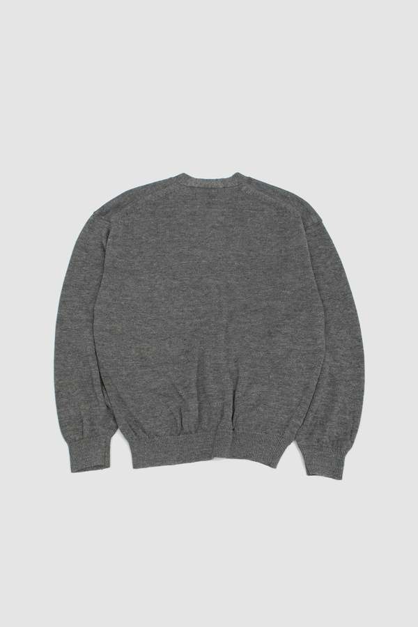 Batoner Washed High Count Linen V Cardigan - Gray | Garmentory