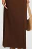 Stylein Claudi Long Skirt - Cacao - Thumbnail 3