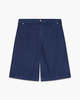 PALMES Twill Patch Shorts - Blue - Thumbnail 1