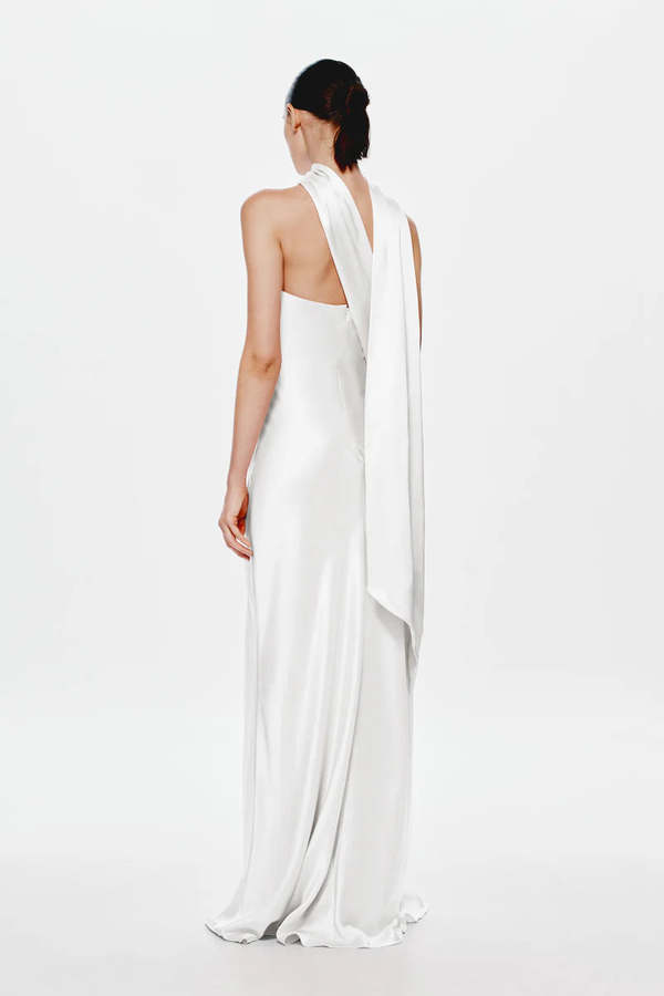misha lilia satin maxi dress THE LILIA SATIN DRESS MISHA
