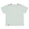 1+ in the Family Baby Blai T-shirt - Pale Aqua Green - Thumbnail 1